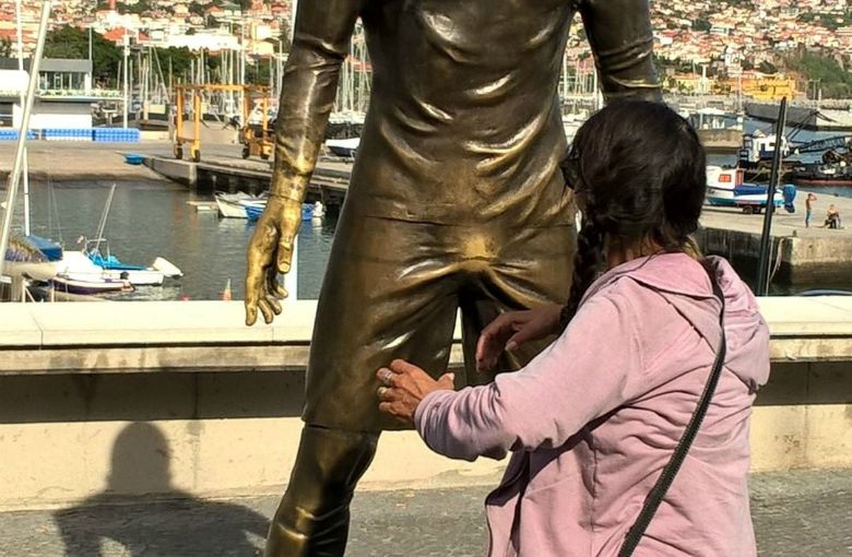 Estatua de Cristiano Ronaldo