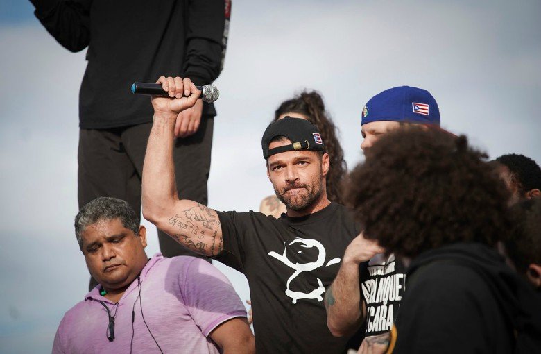 Ricky Martin, Bad Bunny y más artistas protestan por Puerto Rico