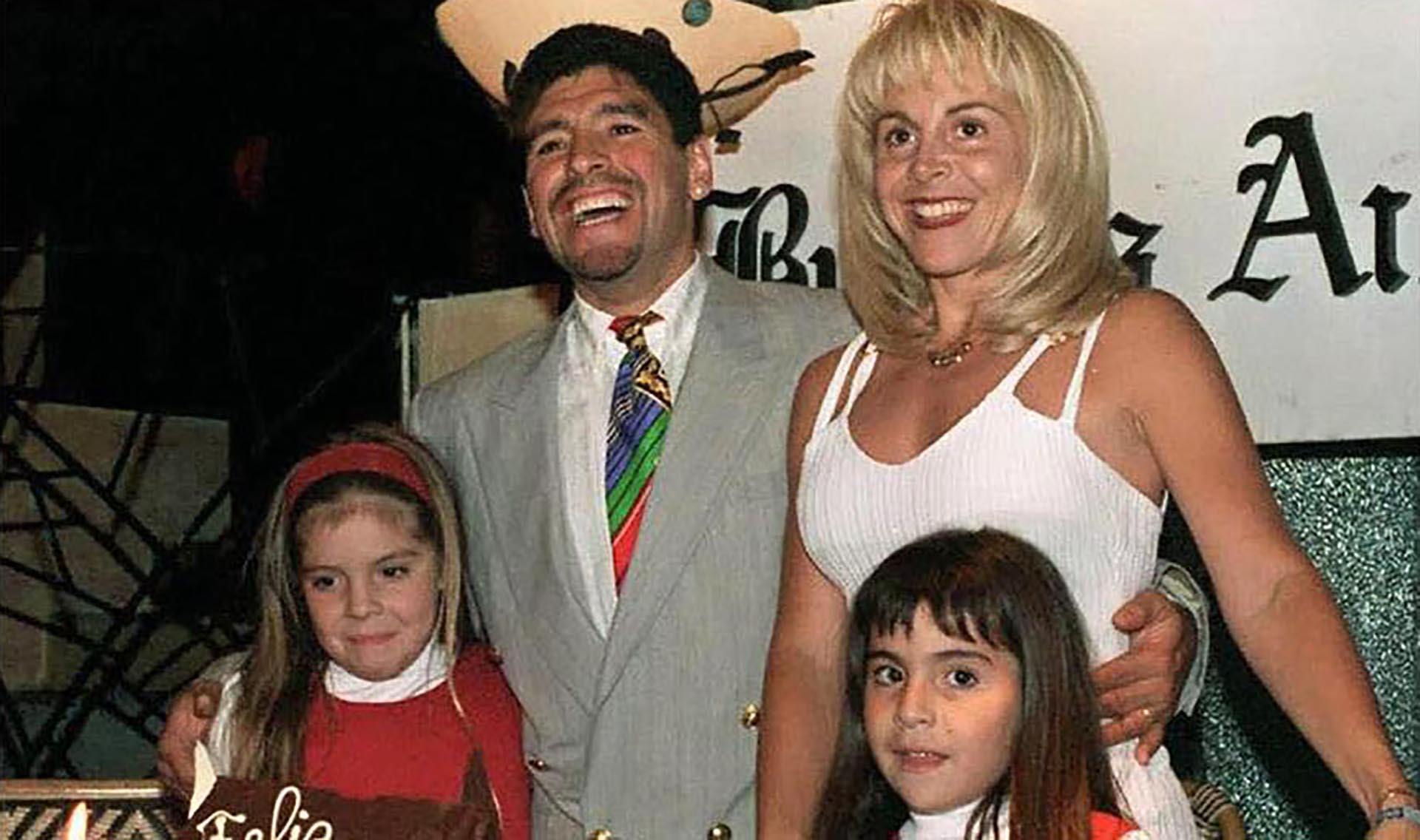 Maradona y Claudia
