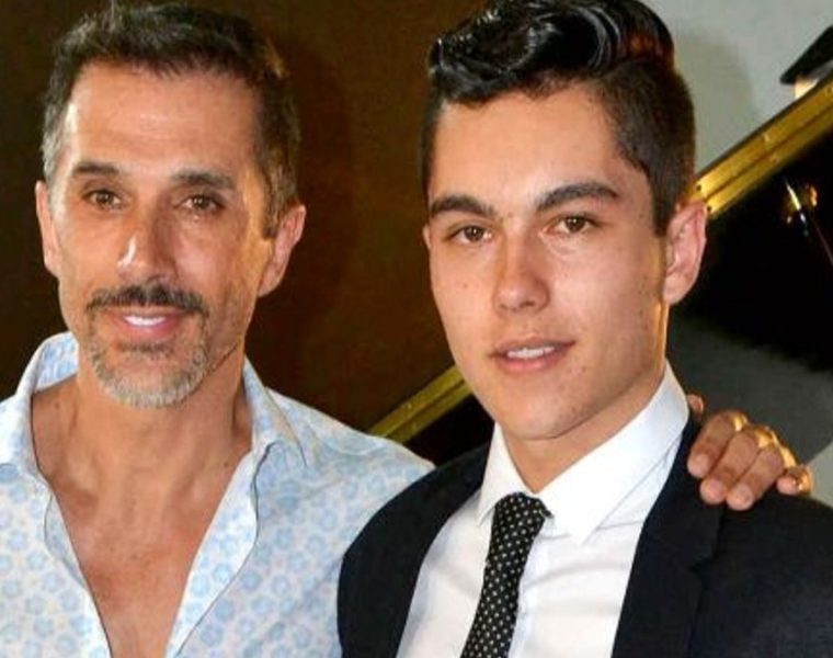 Sergio Mayer y su hijo