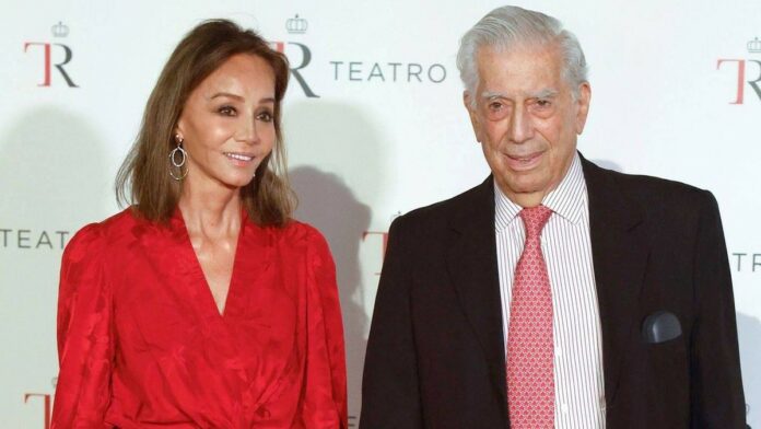 Mario Vargas Llosa y su ex