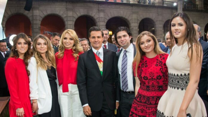 Angelica Rivera y los hijos de Peña Nieto