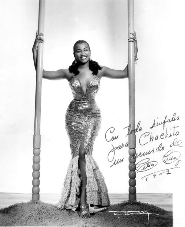 Celia Cruz en La Habana, 1957.