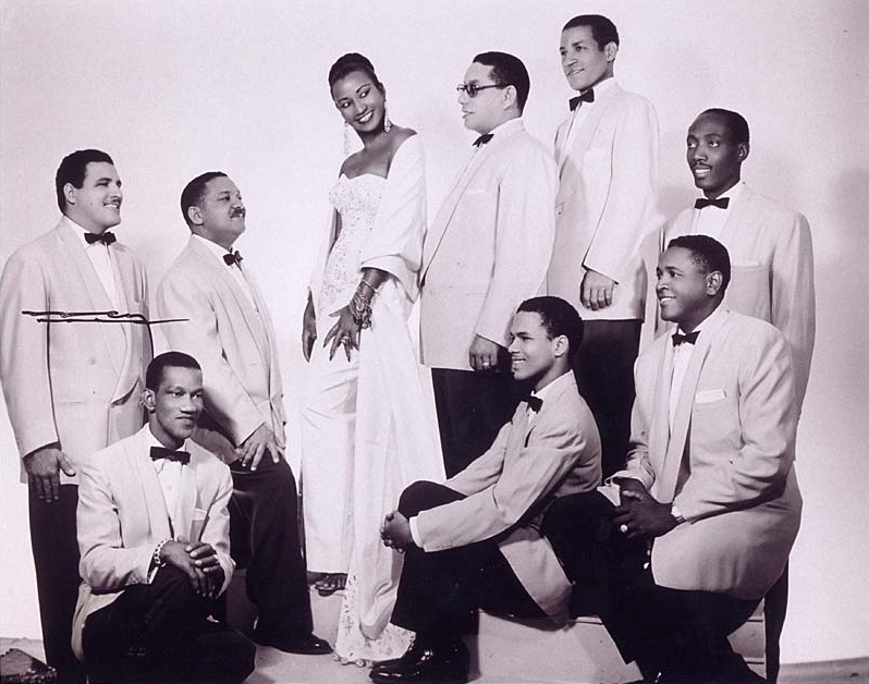 Celia Cruz con La Sonora Matancera, década de 1950.