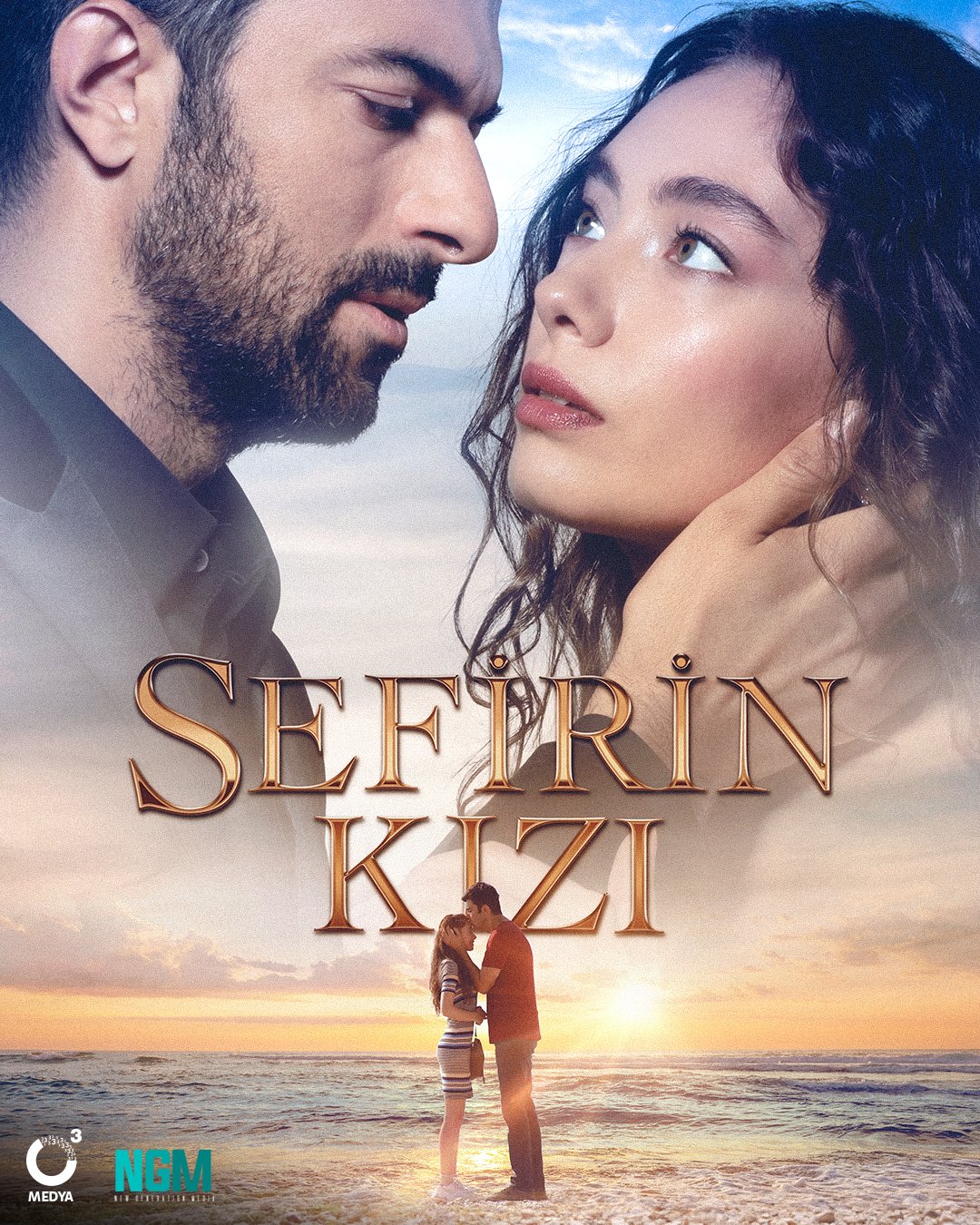 Póster promocional oficial de novelas turcas protagonizadas por Engin Akyürek