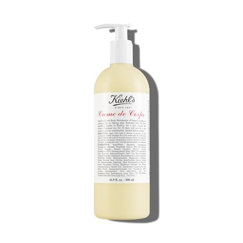 Loción corporal Creme de Corps de Kiehl's en envase de 500 mL con dosificador