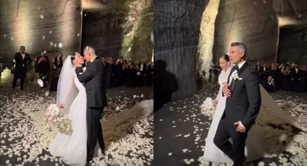 Luisa Fernanda W y Pipe Bueno después del sí en su boda