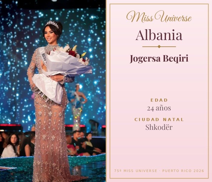 Miss Universe Albania 2026 — Jogersa Beqiri