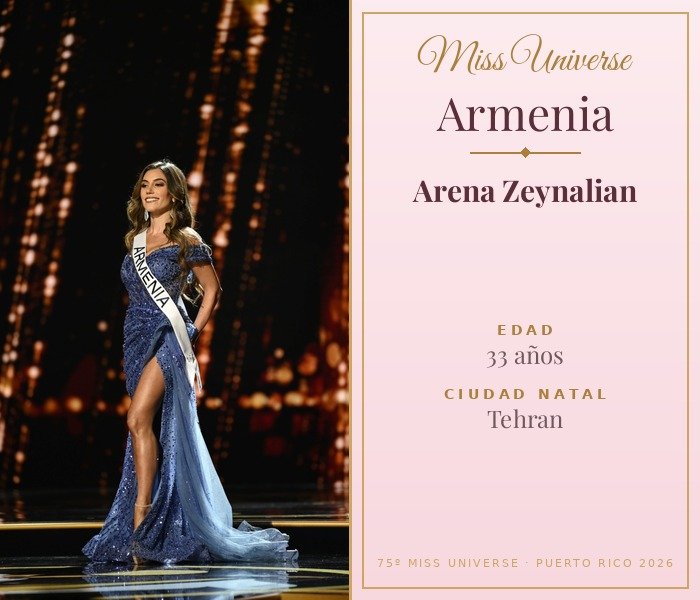 Miss Universe Armenia 2026 — Arena Zeynalian