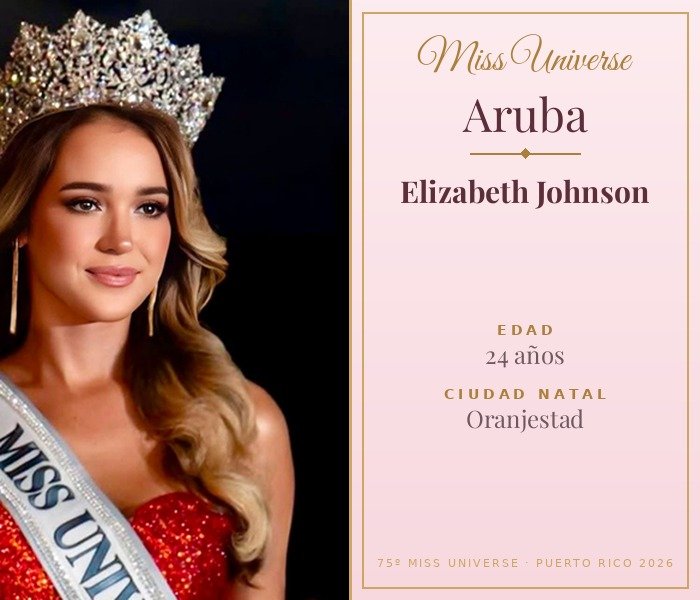 Miss Universe Aruba 2026 — Elizabeth Johnson