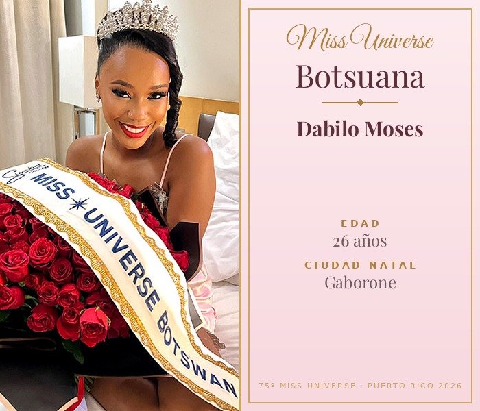 Miss Universe Botsuana 2026 — Dabilo Moses