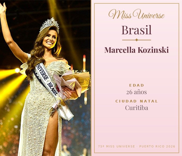Miss Universe Brasil 2026 — Marcella Kozinski