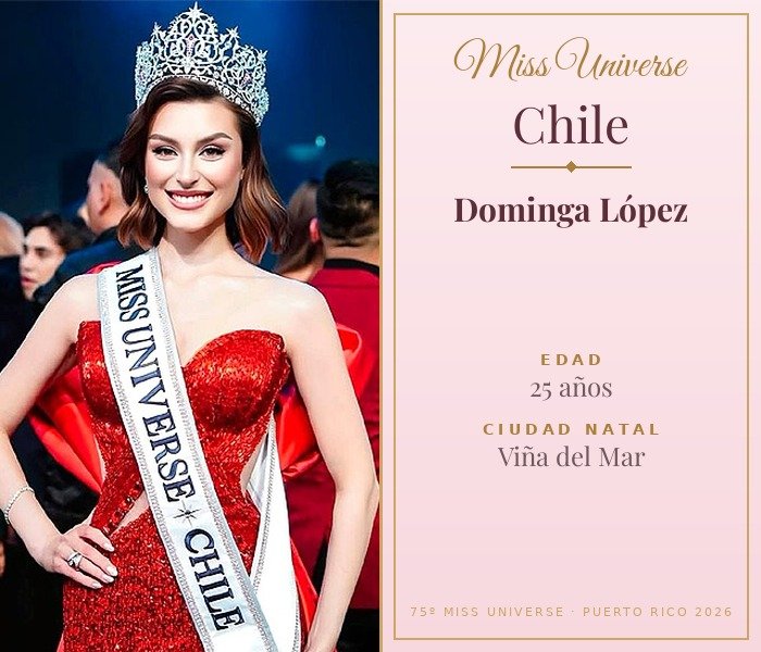 Miss Universe Chile 2026 — Dominga López