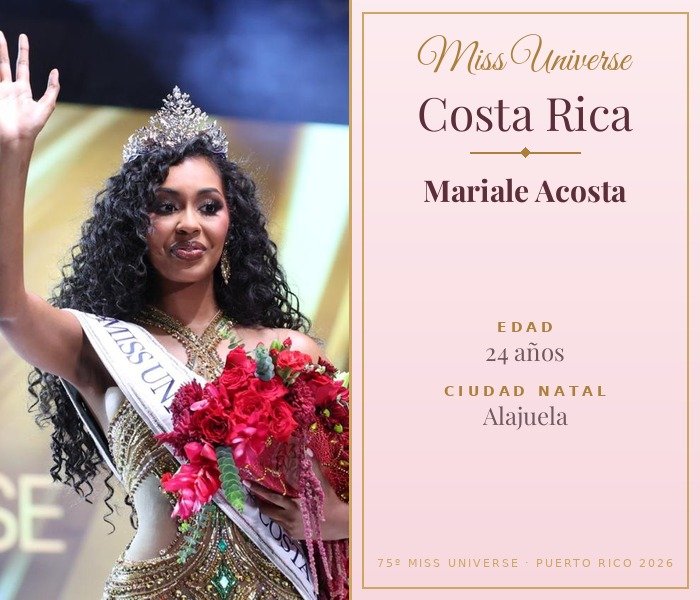 Miss Universe Costa Rica 2026 — Mariale Acosta
