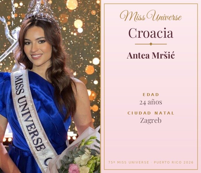 Miss Universe Croacia 2026 — Antea Mršić