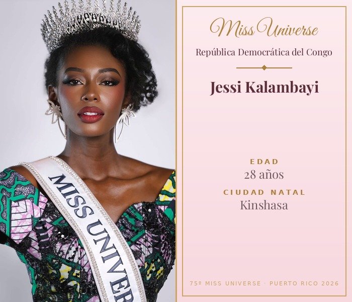 Miss Universe República Democrática del Congo 2026 — Jessi Kalambayi