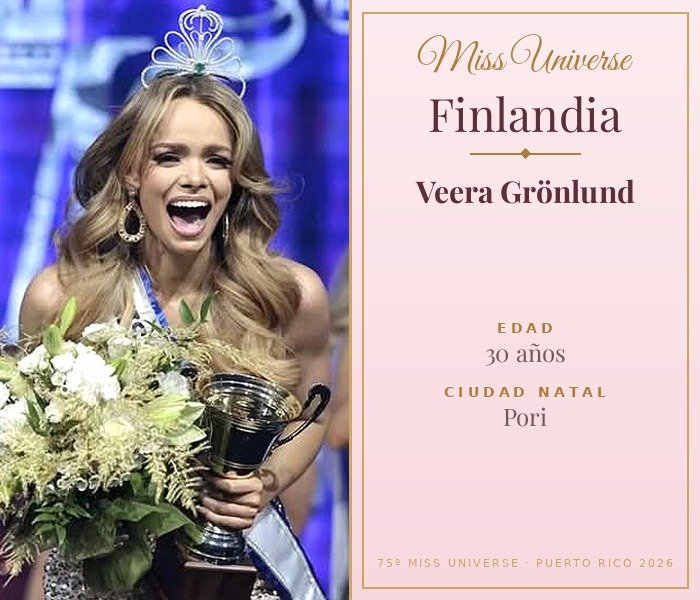 Miss Universe Finlandia 2026 — Veera Grönlund