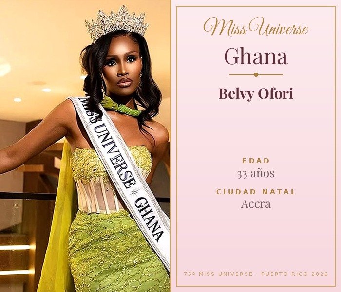 Miss Universe Ghana 2026 — Belvy Ofori