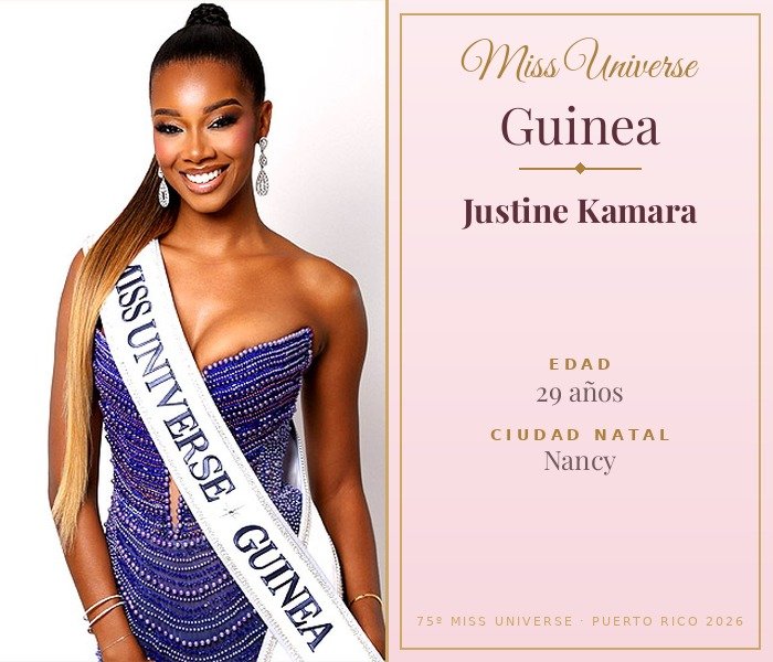 Miss Universe Guinea 2026 — Justine Kamara