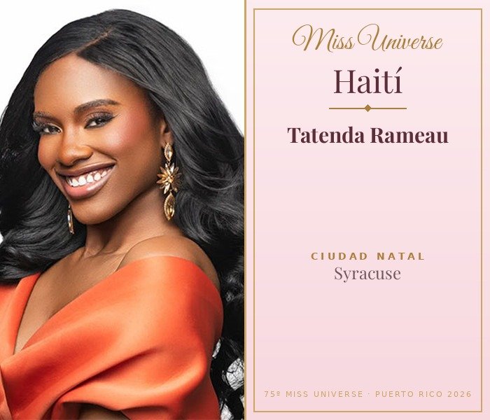 Miss Universe Haití 2026 — Tatenda Rameau