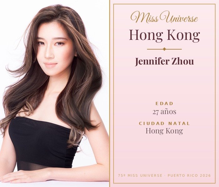 Miss Universe Hong Kong 2026 — Jennifer Zhou