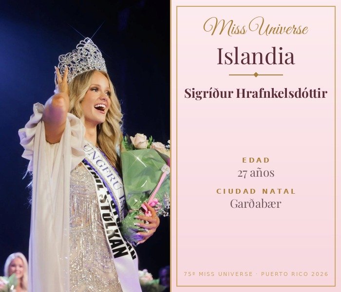 Miss Universe Islandia 2026 — Sigríður Hrafnkelsdóttir