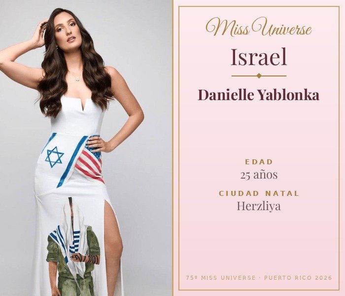Miss Universe Israel 2026 — Danielle Yablonka