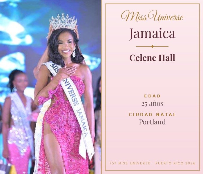 Miss Universe Jamaica 2026 — Celene Hall