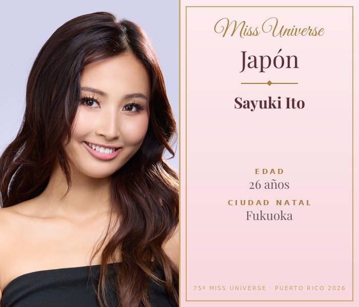 Miss Universe Japón 2026 — Sayuki Ito