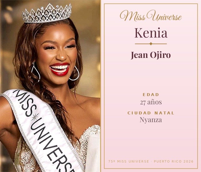 Miss Universe Kenia 2026 — Jean Ojiro