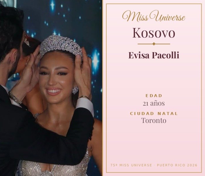 Miss Universe Kosovo 2026 — Evisa Pacolli