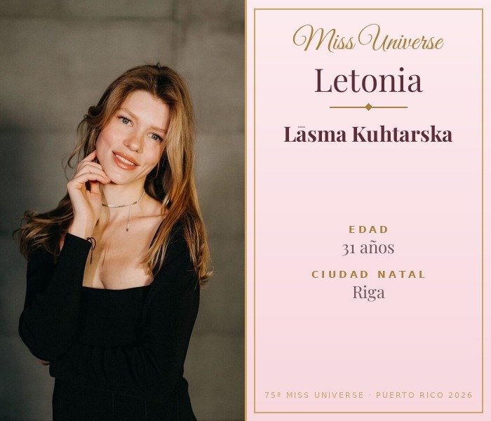 Miss Universe Letonia 2026 — Lāsma Kuhtarska