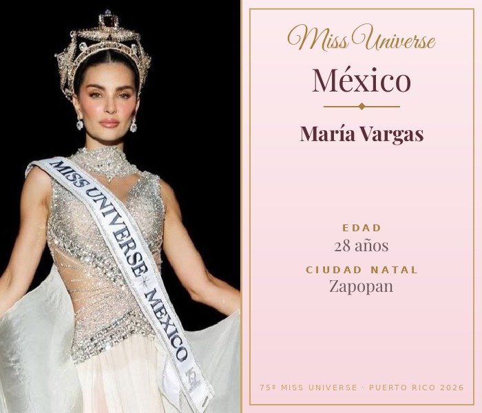 Miss Universe México 2026 — María Vargas