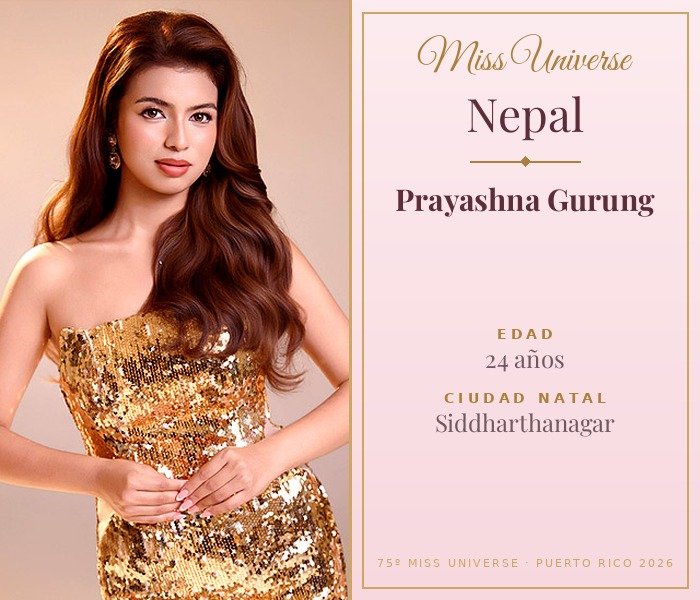 Miss Universe Nepal 2026 — Prayashna Gurung