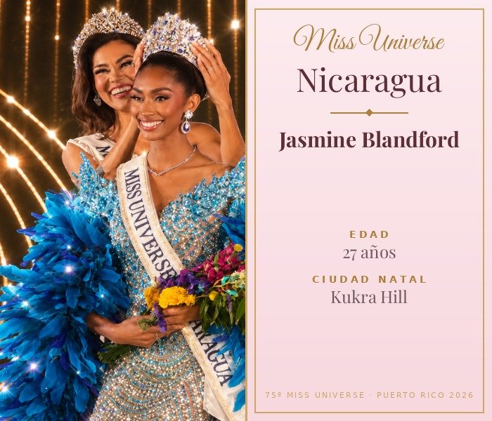 Miss Universe Nicaragua 2026 — Jasmine Blandford