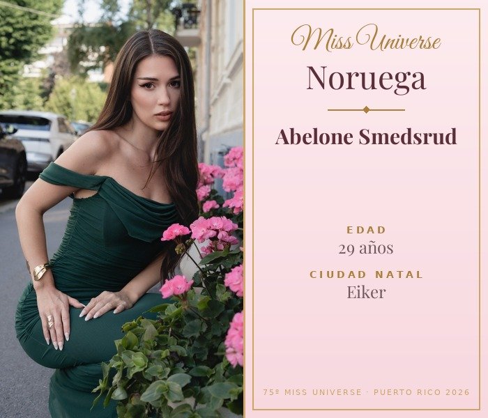 Miss Universe Noruega 2026 — Abelone Smedsrud