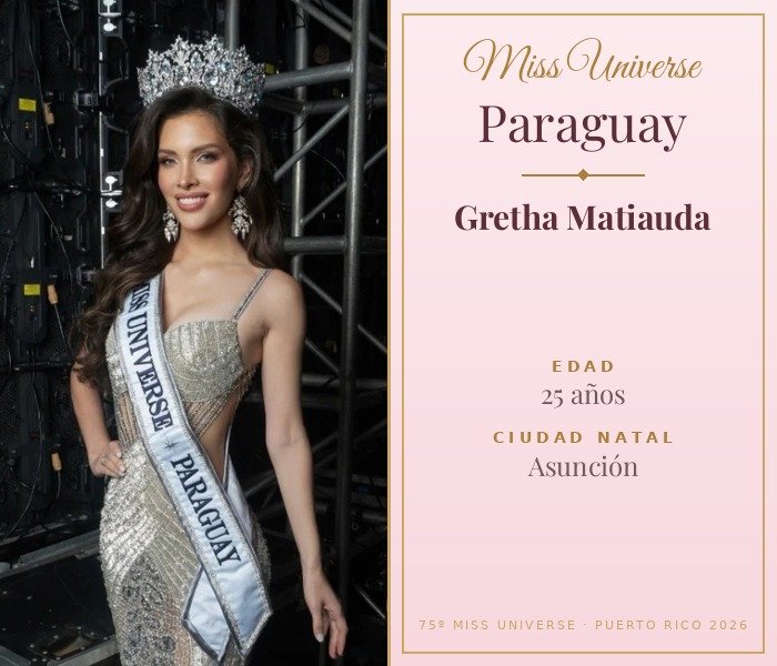 Miss Universe Paraguay 2026 — Gretha Matiauda