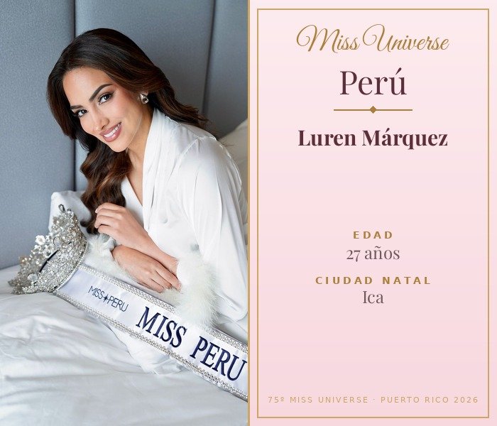 Miss Universe Perú 2026 — Luren Márquez