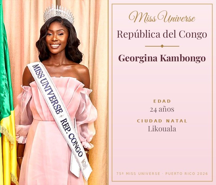 Miss Universe República del Congo 2026 — Georgina Kambongo