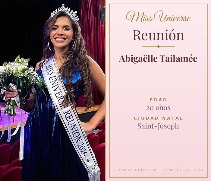 Miss Universe Reunión 2026 — Abigaëlle Tailamée