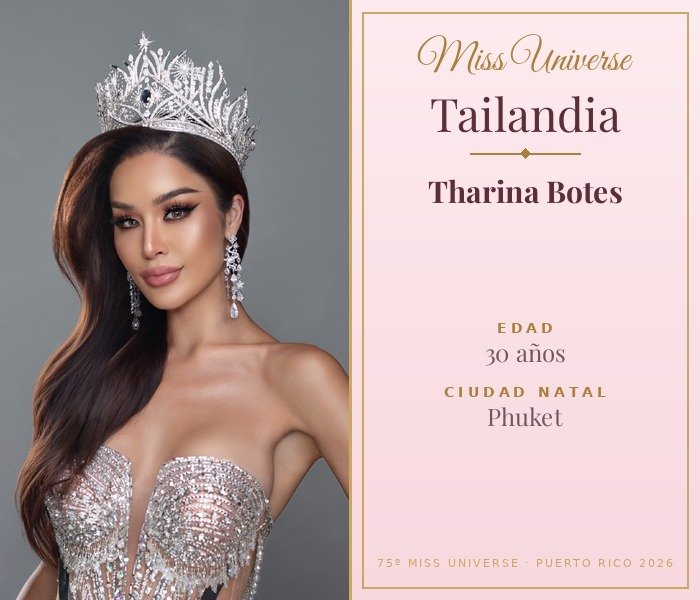 Miss Universe Tailandia 2026 — Tharina Botes