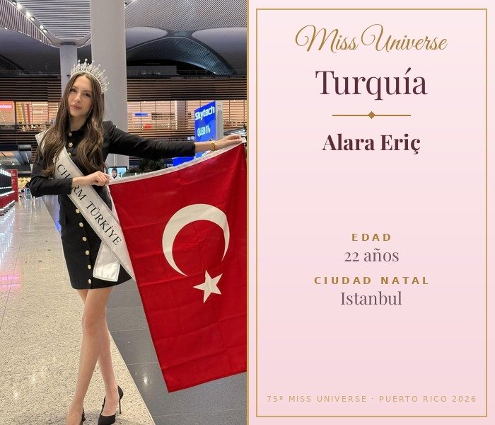 Miss Universe Turquía 2026 — Alara Eriç