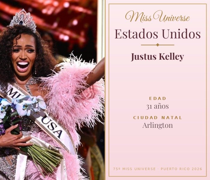 Miss Universe Estados Unidos 2026 — Justus Kelley