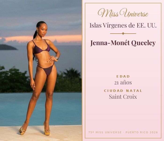 Miss Universe Islas Vírgenes de EE. UU. 2026 — Jenna-Monét Queeley