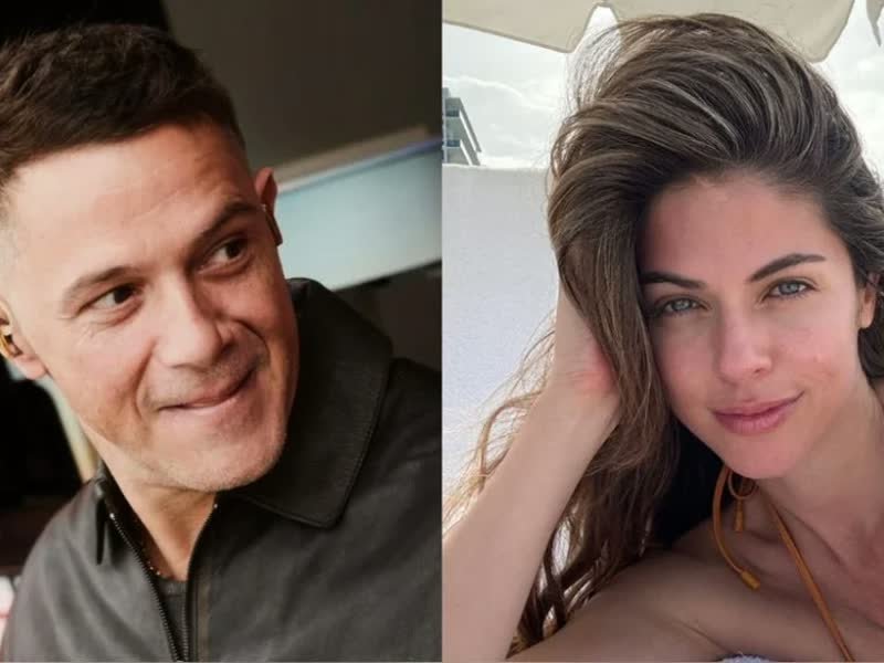 La actriz Stephanie Cayo y el cantante Alejandro Sanz