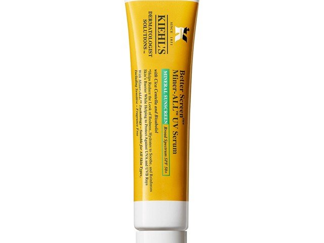 Sérum solar mineral Better Screen Miner-ALL SPF 50+ de Kiehl's para piel sensible